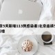 北京5天新增113例感染者/北京连续5天0新增